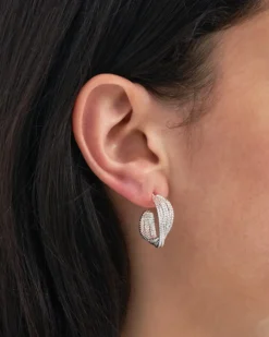 Bijou Brigitte Creolen|Basics>Creolen - Silvery Twist silber