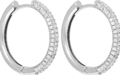 Bijou Brigitte Creolen|Basics>Creolen - Silver Zirconias silber