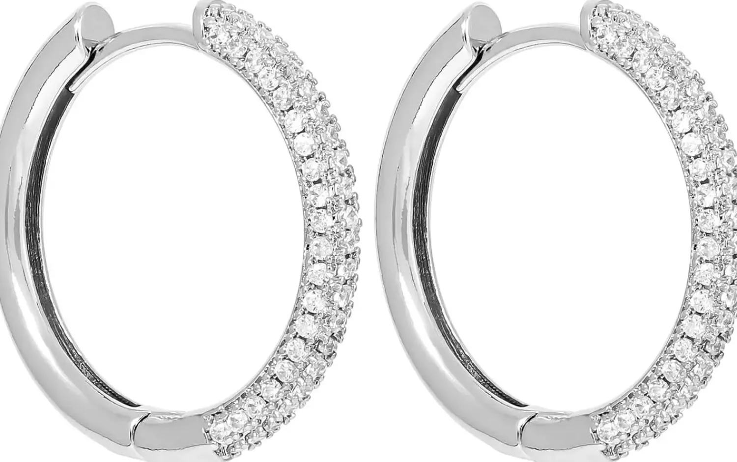 Bijou Brigitte Creolen|Basics>Creolen - Silver Zirconias silber