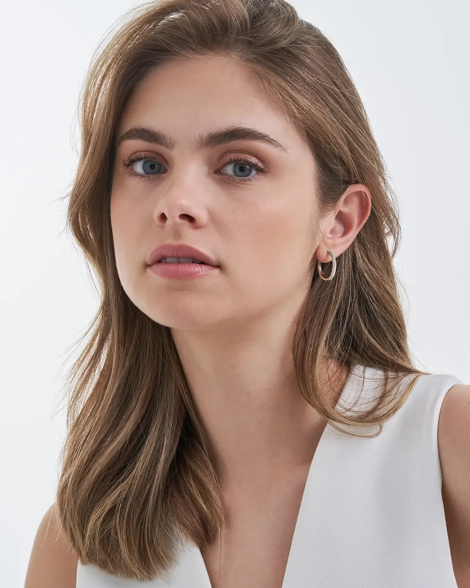 Bijou Brigitte Creolen|Basics>Creolen - Silver Zirconias silber