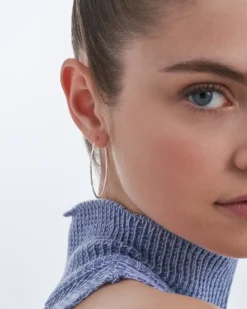 Bijou Brigitte Creolen|Ohrringe 925Er Silber>Creolen - Simple silber