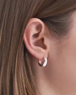 Bijou Brigitte Creolen|Chunky Hoops>Creolen - Simple Chunky silber