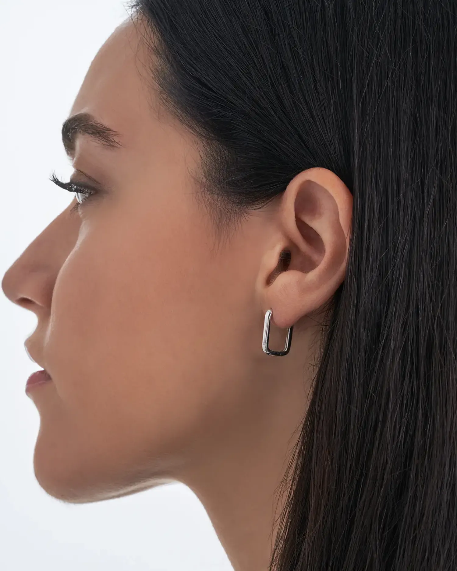 Bijou Brigitte Creolen|Ohrringe 925Er Silber>Creolen - Simple Square silber