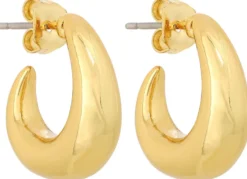 Bijou Brigitte Creolen|Ohrringe Gold>Creolen - Small Glow gold