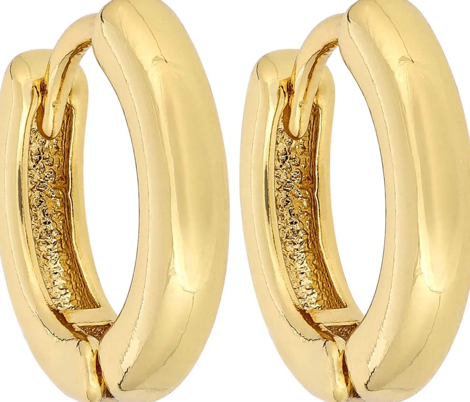 Bijou Brigitte Creolen|Ohrringe Gold>Creolen - Small Shine gold