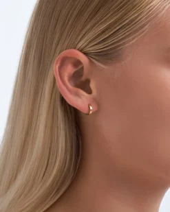 Bijou Brigitte Creolen|Ohrringe Gold>Creolen - Small Steel gold