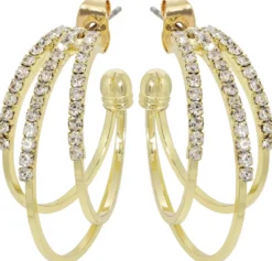 Bijou Brigitte Creolen|Ohrringe Gold>Creolen - Sparkling Dream gold