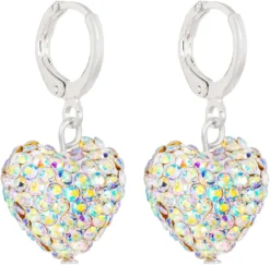 Bijou Brigitte Creolen>Creolen - Sparkly Love silber