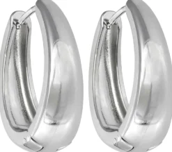 Bijou Brigitte Creolen|Edelstahlohrringe>Creolen - Steel Glamour silber