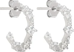 Bijou Brigitte Creolen|Ohrringe 925Er Silber>Creolen - Timeless Glam silber