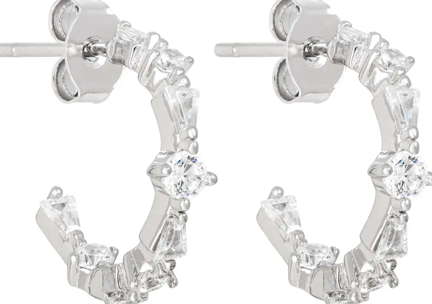 Bijou Brigitte Creolen|Ohrringe 925Er Silber>Creolen - Timeless Glam silber