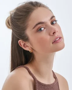Bijou Brigitte Creolen|Ohrringe Gold>Creolen - Timeless Gleam gold