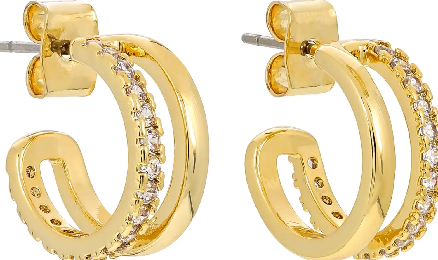 Bijou Brigitte Creolen|Ohrringe Gold>Creolen - Timeless Gleam gold