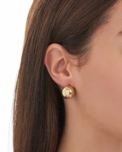 Bijou Brigitte Creolen|Chunky Hoops>Creolen - Timeless Round gold