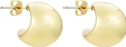 Bijou Brigitte Creolen|Chunky Hoops>Creolen - Timeless Round gold