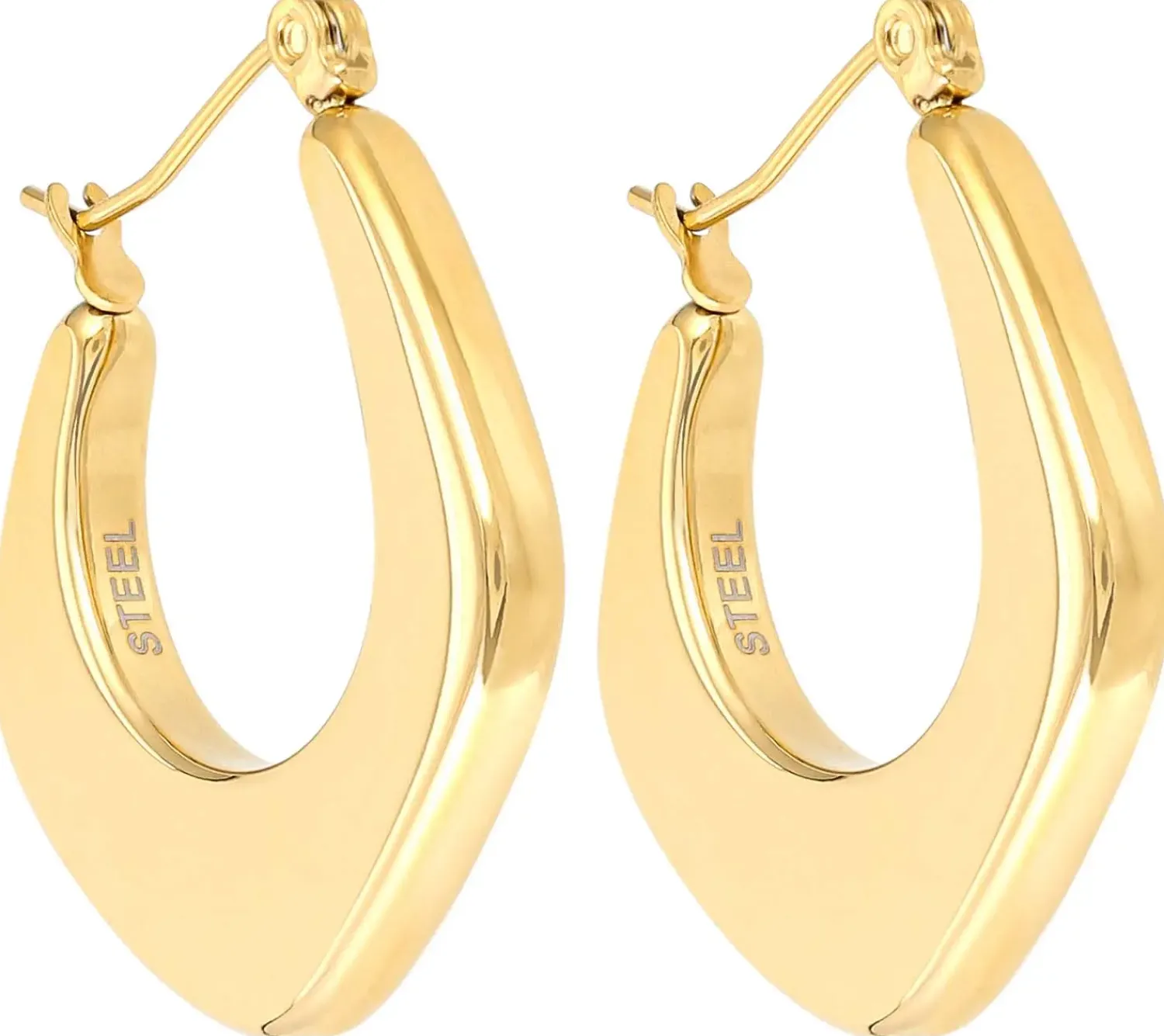 Bijou Brigitte Edelstahlschmuck In Gold|Creolen>Creolen - Timeless Shine gold