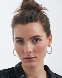 Bijou Brigitte Creolen>Creolen - Trendy Zirkonia silber