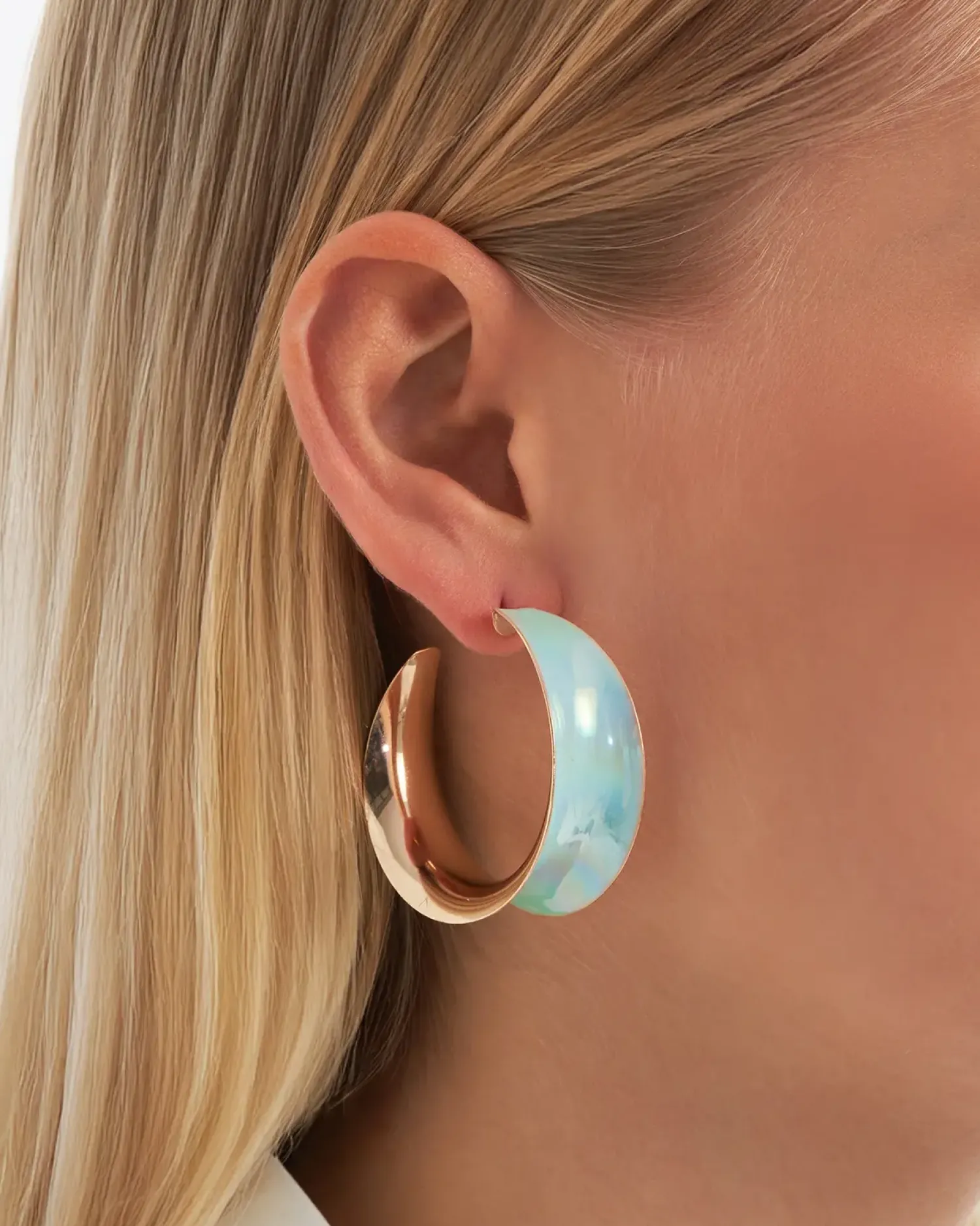 Bijou Brigitte Creolen>Creolen - Turquoise Shimmer türkis
