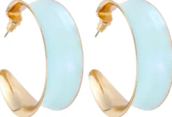 Bijou Brigitte Creolen>Creolen - Turquoise Shimmer türkis