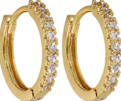 Bijou Brigitte Creolen|Ohrringe Gold>Creolen - Twinkling Basic gold