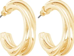Bijou Brigitte Creolen|Ohrringe Gold>Creolen - Twisted gold