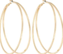 Bijou Brigitte Creolen|Ohrringe Gold>Creolen - Wonderful Rows gold