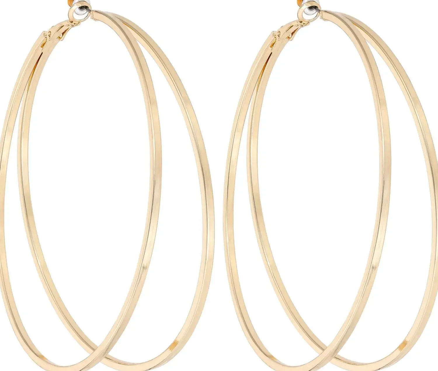 Bijou Brigitte Creolen|Ohrringe Gold>Creolen - Wonderful Rows gold