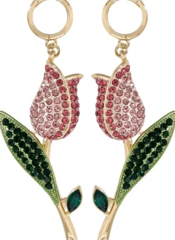 Bijou Brigitte Creolen|Blumenschmuck>Creolen - Wonderful Tulip mehrfarbig