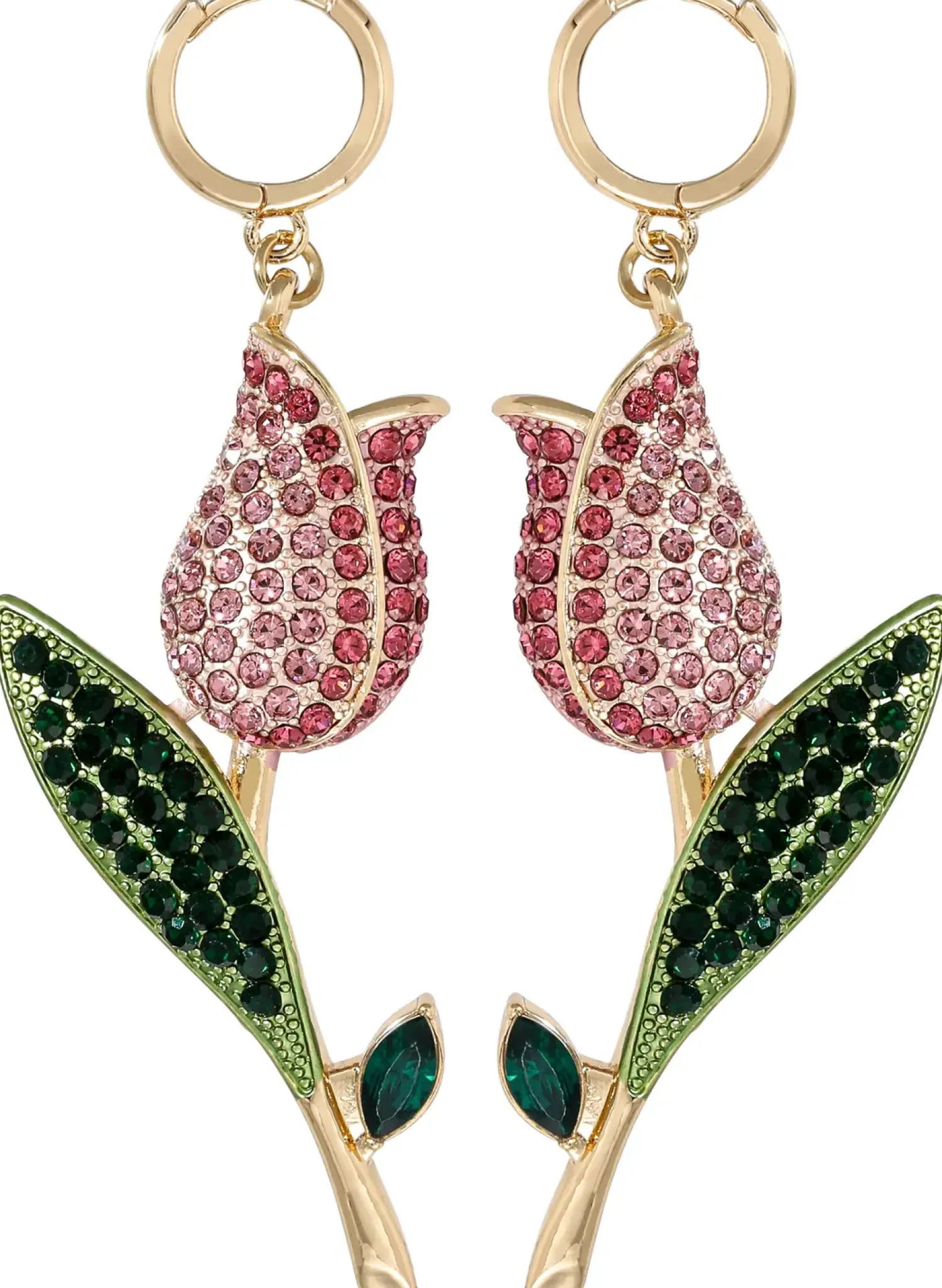 Bijou Brigitte Creolen|Blumenschmuck>Creolen - Wonderful Tulip mehrfarbig