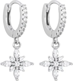 Bijou Brigitte Creolen|Ohrringe 925Er Silber>Creolen - Zirconia Stars silber