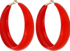 Bijou Brigitte Creolen|Chunky Hoops>Creole - Wonderful Red rot