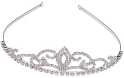 Bijou Brigitte Brauthaarschmuck|Brauthaarschmuck>Diadem - Princess Style silber