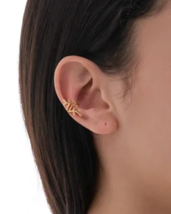 Bijou Brigitte Ohrringe 925Er Silber|Ohrringe 925Er Silber>Earcuff - Floral Mystery gold