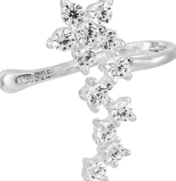 Bijou Brigitte Ohrringe 925Er Silber|Silver Crystals>Earcuff - Floral Spark silber