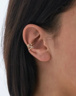 Bijou Brigitte Ohrringe Gold>Earcuff - en Glow gold