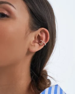 Bijou Brigitte Ohrringe Gold>Earcuff - Pearly Spring gold