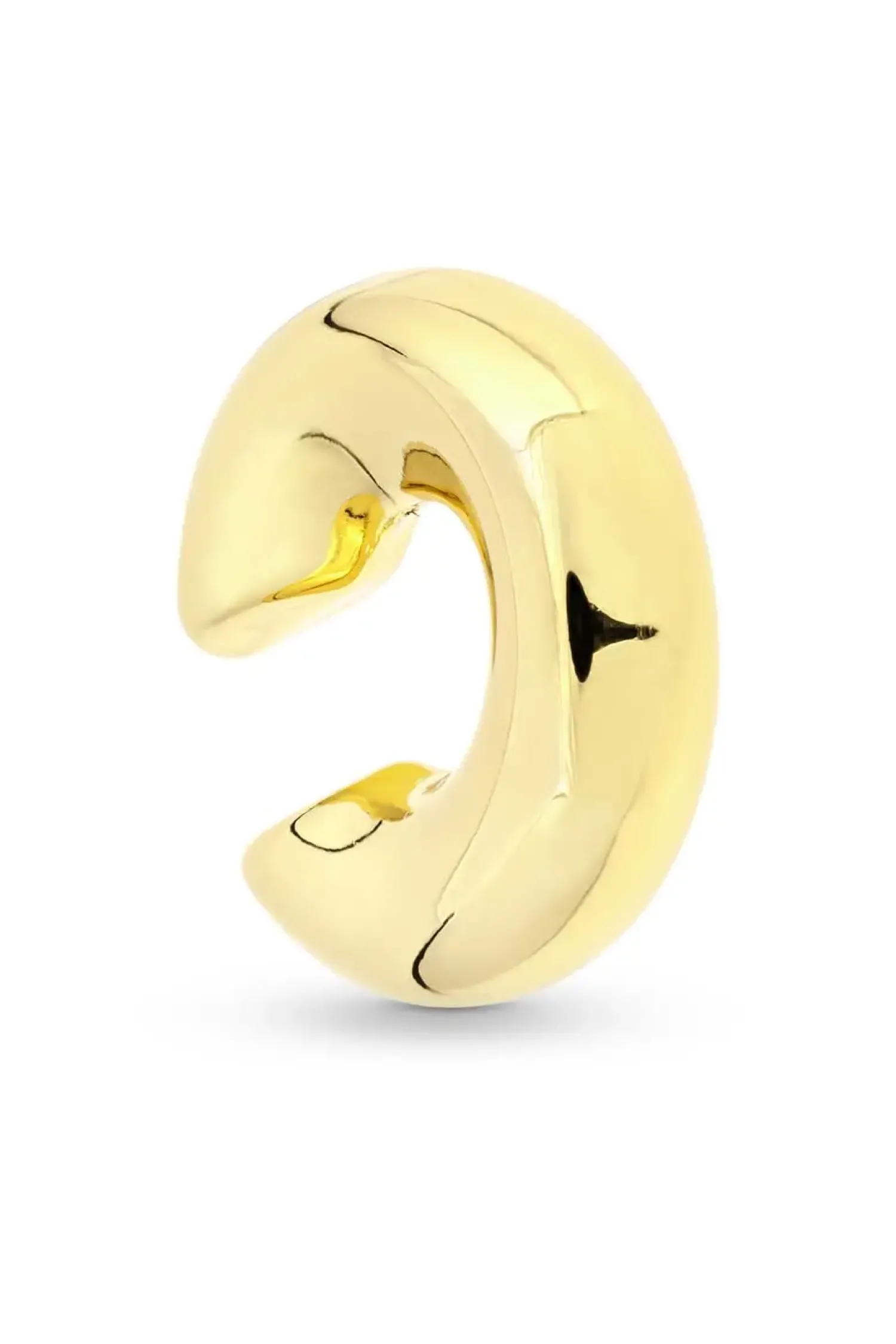 Bijou Brigitte Ohrringe Gold>Earcuff - Puffy gold