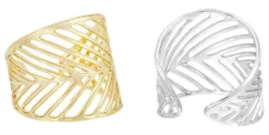 Bijou Brigitte Ohrringe Gold>Earcuff-Set - Delight Duo gold, silber