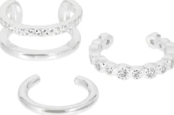 Bijou Brigitte Ohrringe 925Er Silber|Ohrringe 925Er Silber>Earcuff-Set - Silver Trio silber