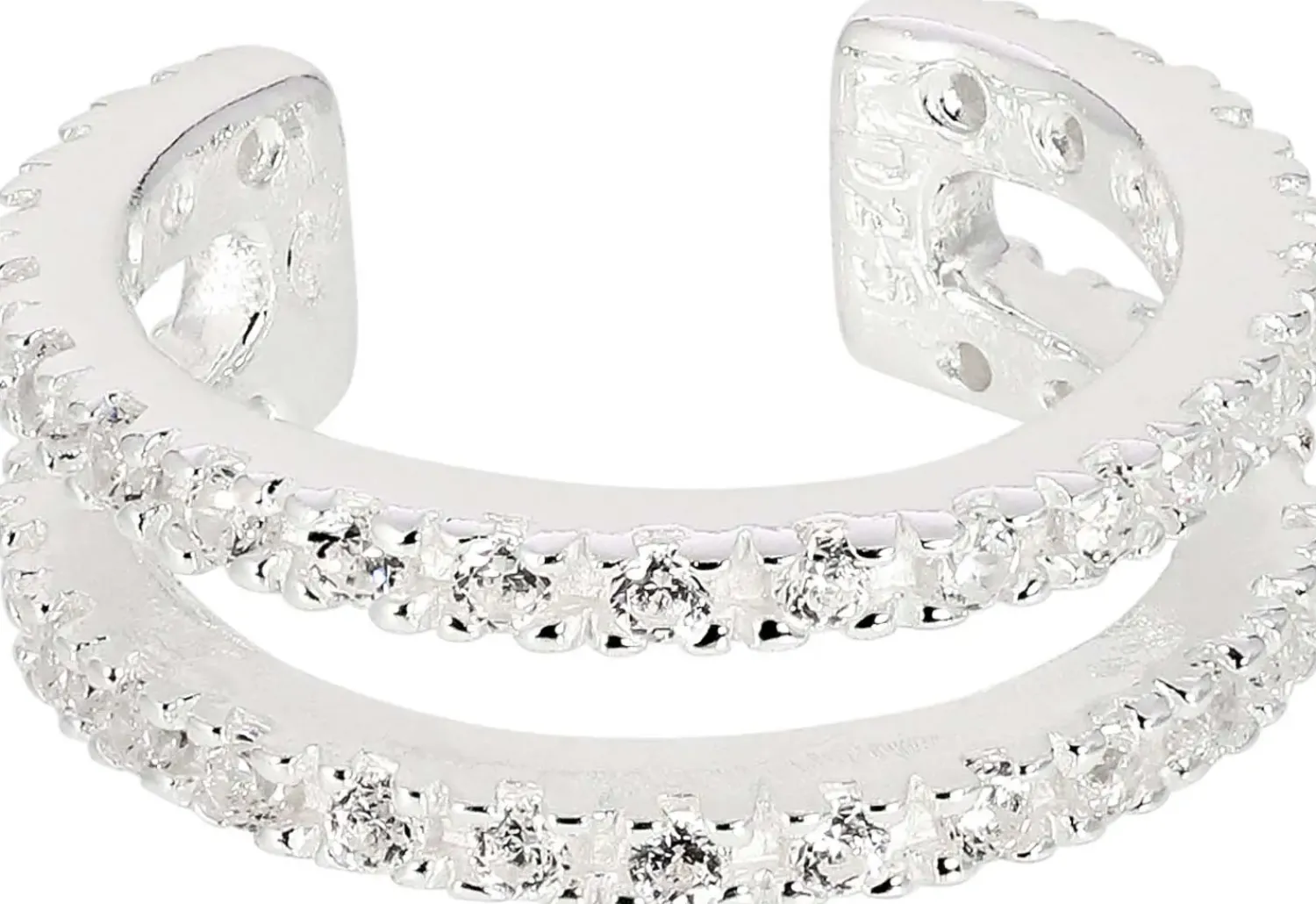 Bijou Brigitte Ohrringe 925Er Silber|Ohrringe 925Er Silber>Earcuff - Timeless Sparkle silber