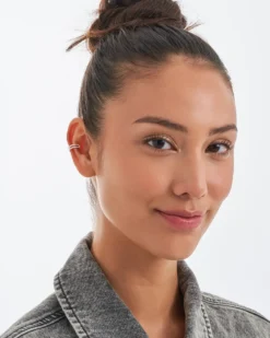 Bijou Brigitte Ohrringe 925Er Silber|Ohrringe 925Er Silber>Earcuff - Timeless Sparkle silber