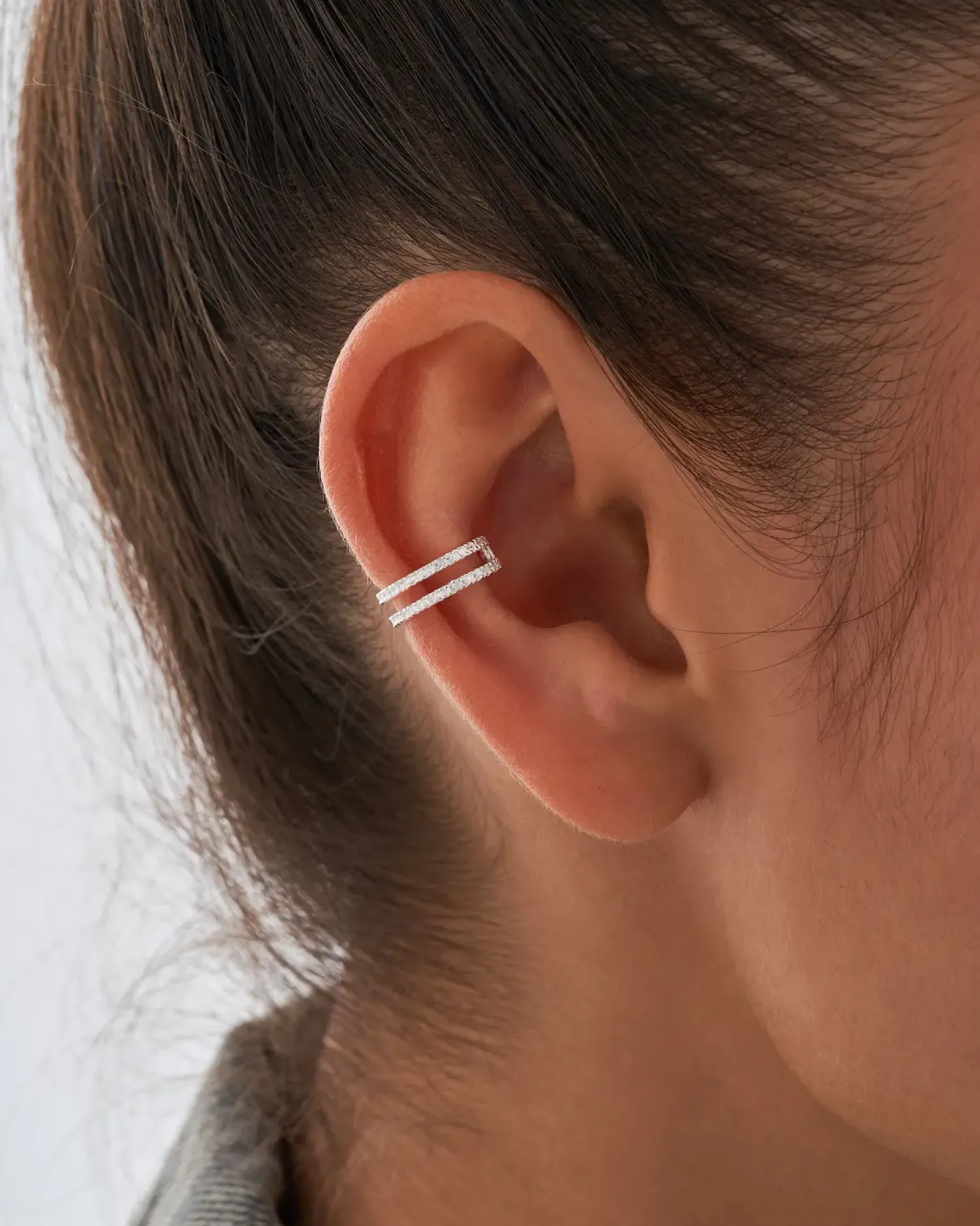 Bijou Brigitte Ohrringe 925Er Silber|Ohrringe 925Er Silber>Earcuff - Timeless Sparkle silber