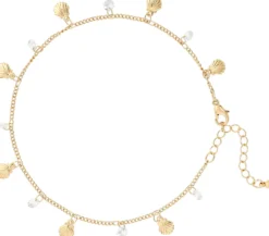 Bijou Brigitte Fußkettchen|Muschelschmuck>Fußkettchen - Beach Shells gold