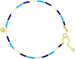 Bijou Brigitte Fußkettchen>Fußkettchen - Blue Rays blau