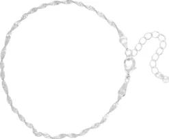 Bijou Brigitte Fußkettchen>Fußkettchen - Glam Elegance silber