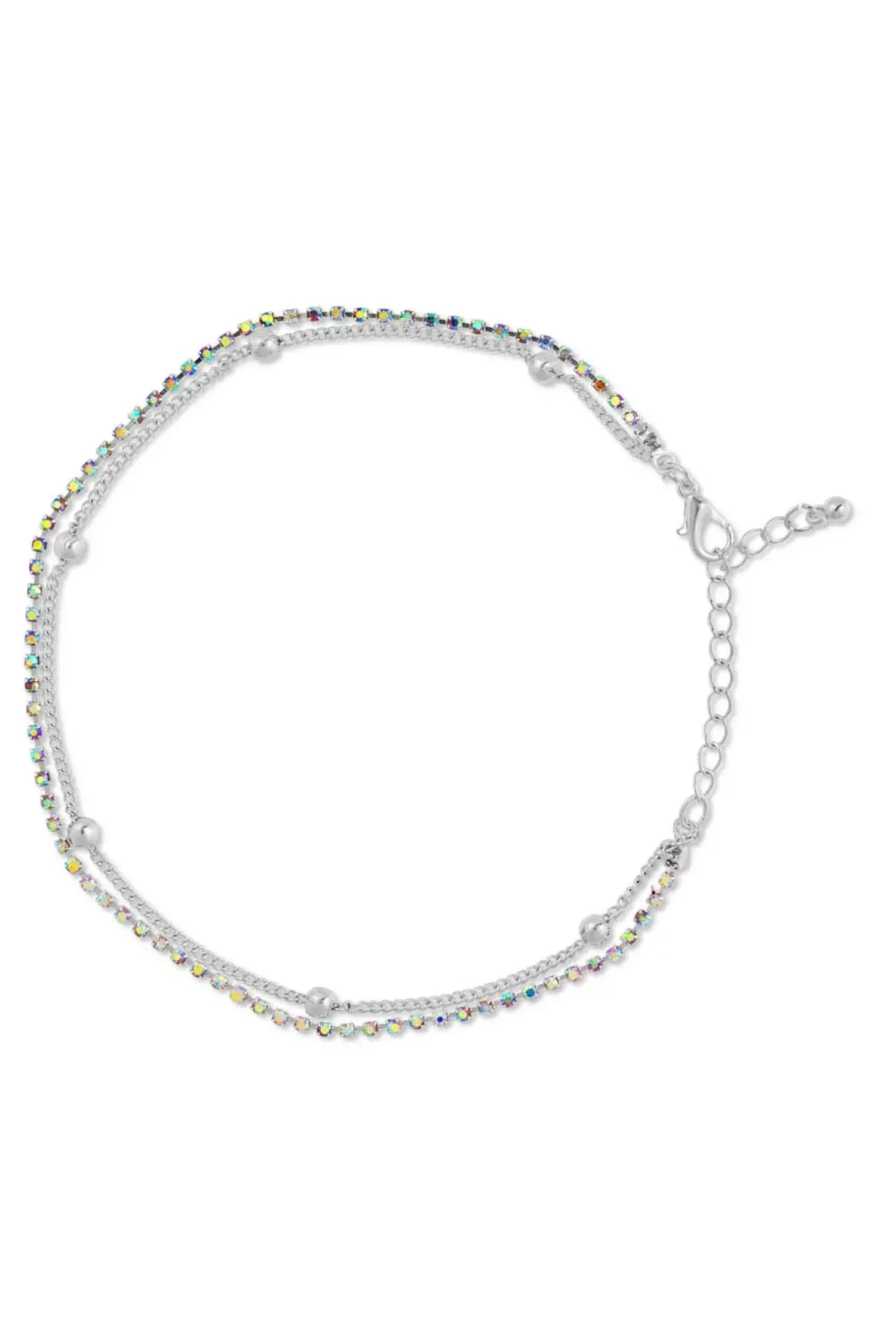 Bijou Brigitte Fußkettchen>Fußkettchen - Glowy Breeze silber