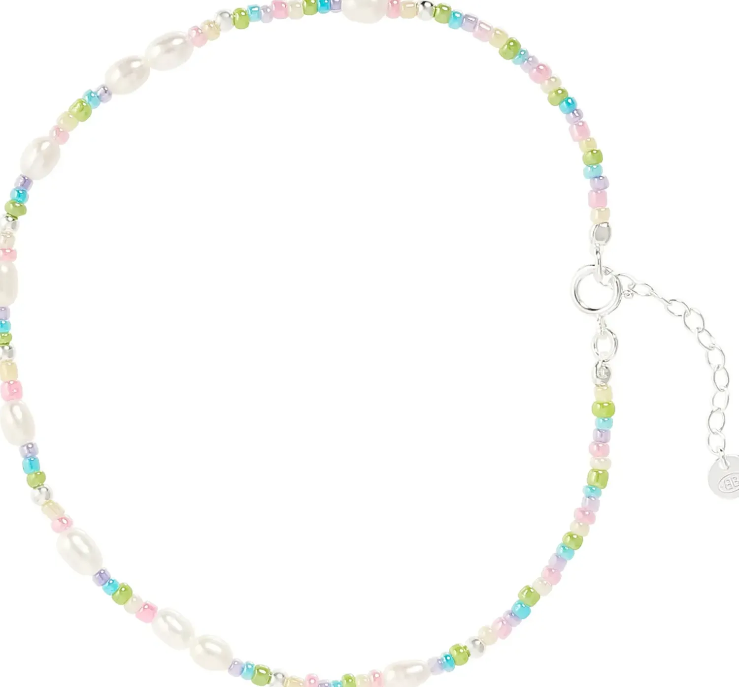 Bijou Brigitte Fußkettchen>Fußkettchen - Pastel Beads mehrfarbig