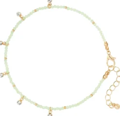 Bijou Brigitte Fußkettchen>Fußkettchen - Sage Green grün