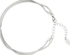 Bijou Brigitte Wasserfester Schmuck|Fußkettchen>Fußkettchen - Steel Rows silber