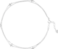Bijou Brigitte Fußkettchen>Fußkettchen - Timeless Zirconia silber